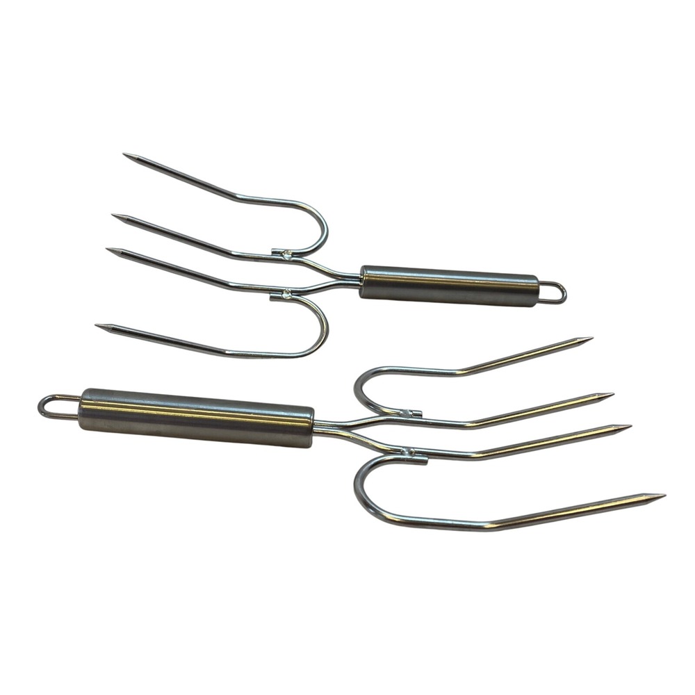 Meat Forks Stainless Steel Turkey Chicken Carving Barbecue Roasting‎ Forks Set